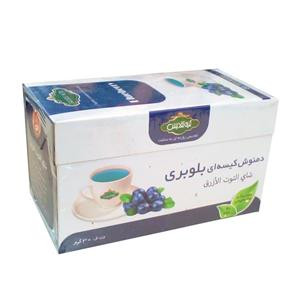 دمنوش بلوبری تقدیس بسته ۲۰ عددی | دمنوش میوهای ملایم و طبیعی | فروشگاه شفاگین