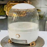 جا برنجی ۱۰ کیلویی درب دار پلاستیکی مقاوم سفید