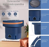 مینی واش تاشو بزرگ با طراحی تاشو و ظرفیت بالا مناسب برای شستشوی لباسهای نوزاد و مسافرت