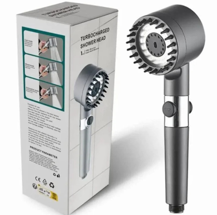 سردوش توربو شارژ تقویت فشار آب با فیلتر تصفیه مناسب برای حمام خانگی و حرفهای