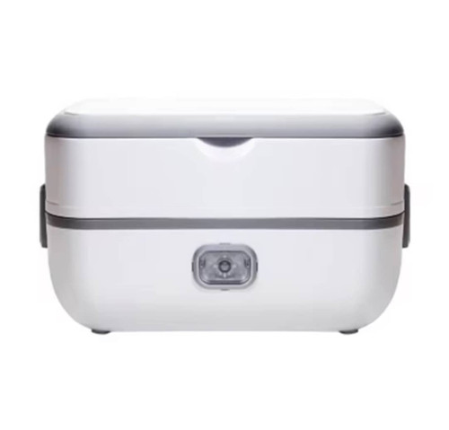 ظرف غذای برقی با کاسه نیملیتری، قاشق و دستگیره جانبی