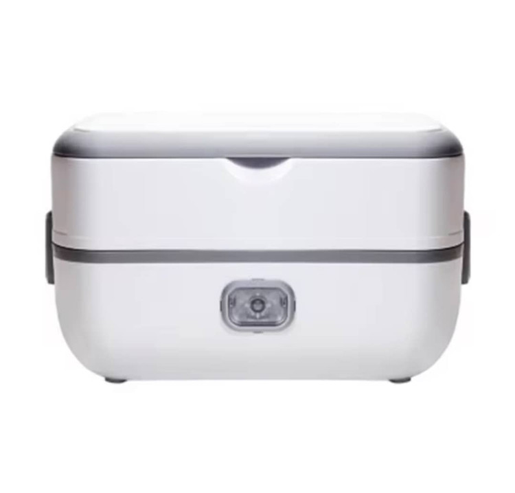 ظرف غذای برقی با کاسه نیملیتری، قاشق و دستگیره جانبی