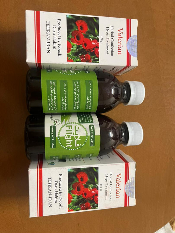 شربت ترک اعتیاد والریان اصل